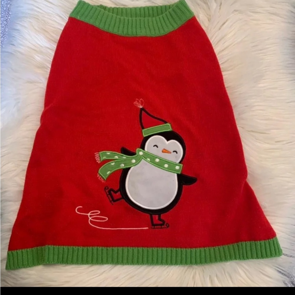 Large size dog Christmas Holiday sweater outfit
